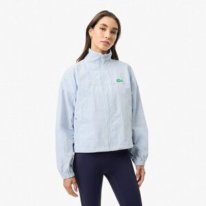 LACOSTE X BANDIER NYLON FULL ZIP UP JACKET XS BLUE PHOENIX NEW WITH TAGS
